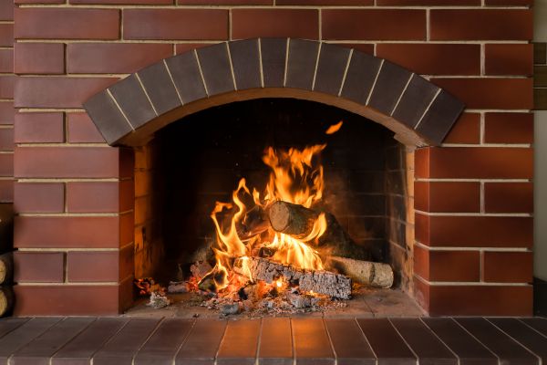 Brick Fireplace Installation in Indianapolis