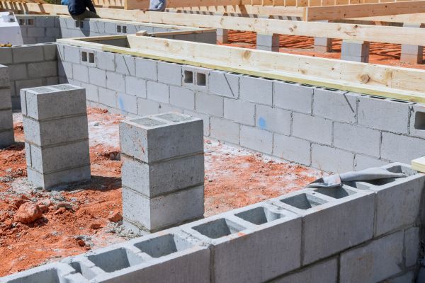 Cement Block Installation in Indianapolis