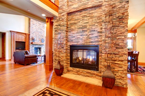 Stone Hearth Installation in Indianapolis